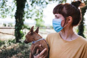 Is your dog scared of face masks